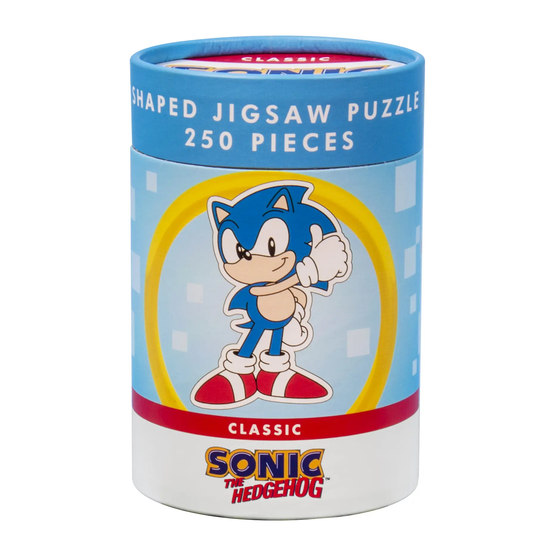 Sonic The Hedgehog Shaped 250 Piece Puzzle of Sonic in His Striking Signature Pose.