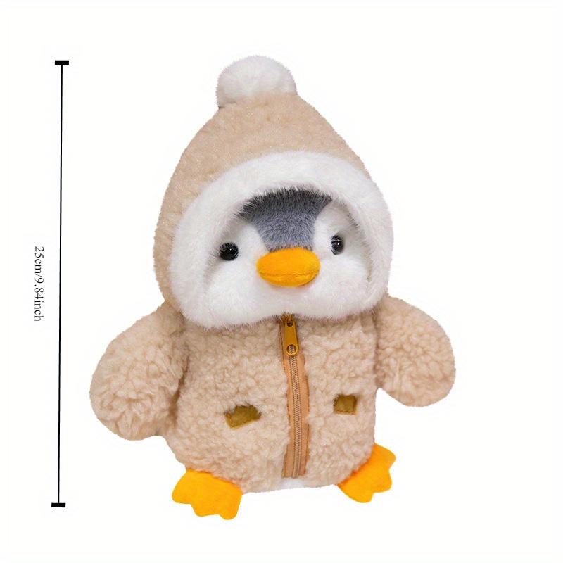 Cute Penguin Plush Toy with Soft PP Cotton, Cozy Animal Stuffed Doll in Winter Outfit for Toddlers & Infants 0-3 Years Old – Ideal Gift for Christmas and Halloween 6