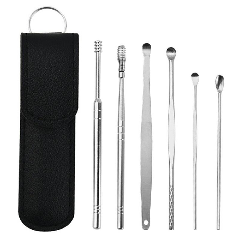 6 x Professional Coated Precision Tweezers Set Stainless Steel Non Magnetic 6