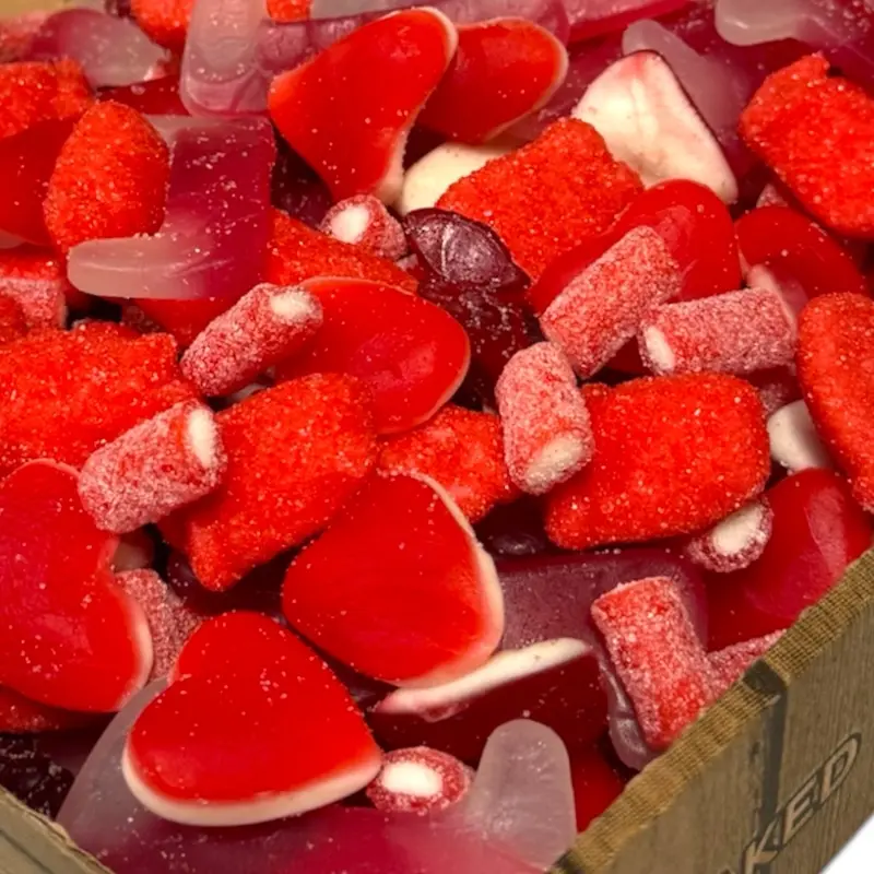 RED Sweet Mix | Choose Your Size | Halal Sweets UK Snack Candy 2