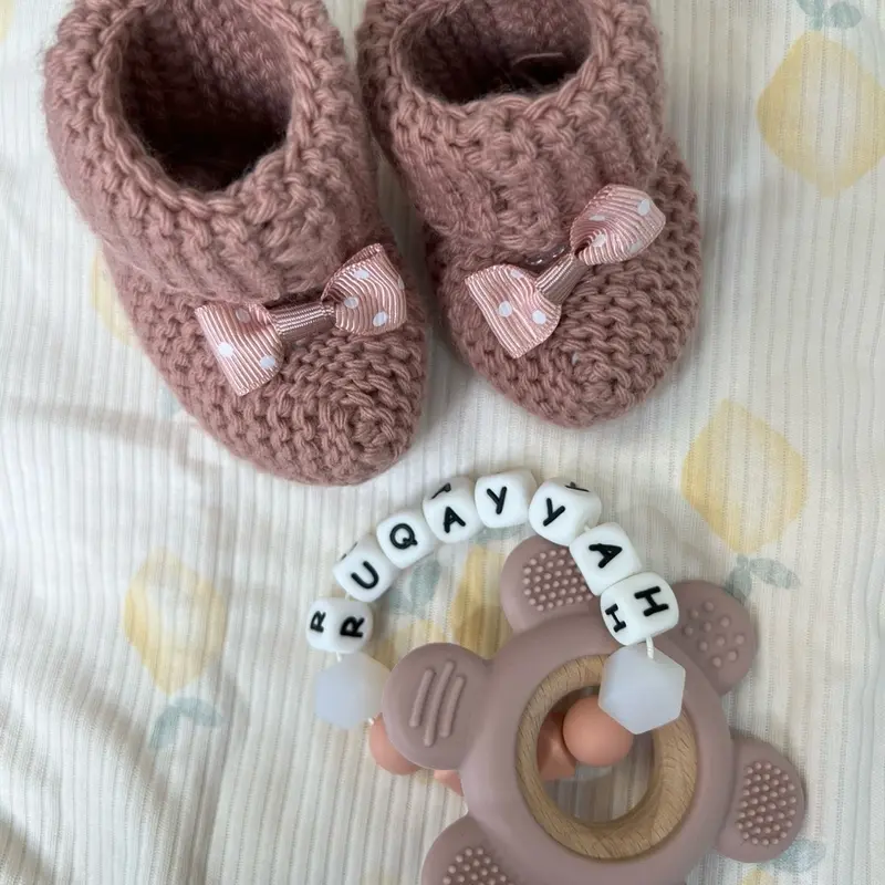 Personalized Baby Sensory Toy for Tactile and Motor Skill Development - Customizable with Name 3