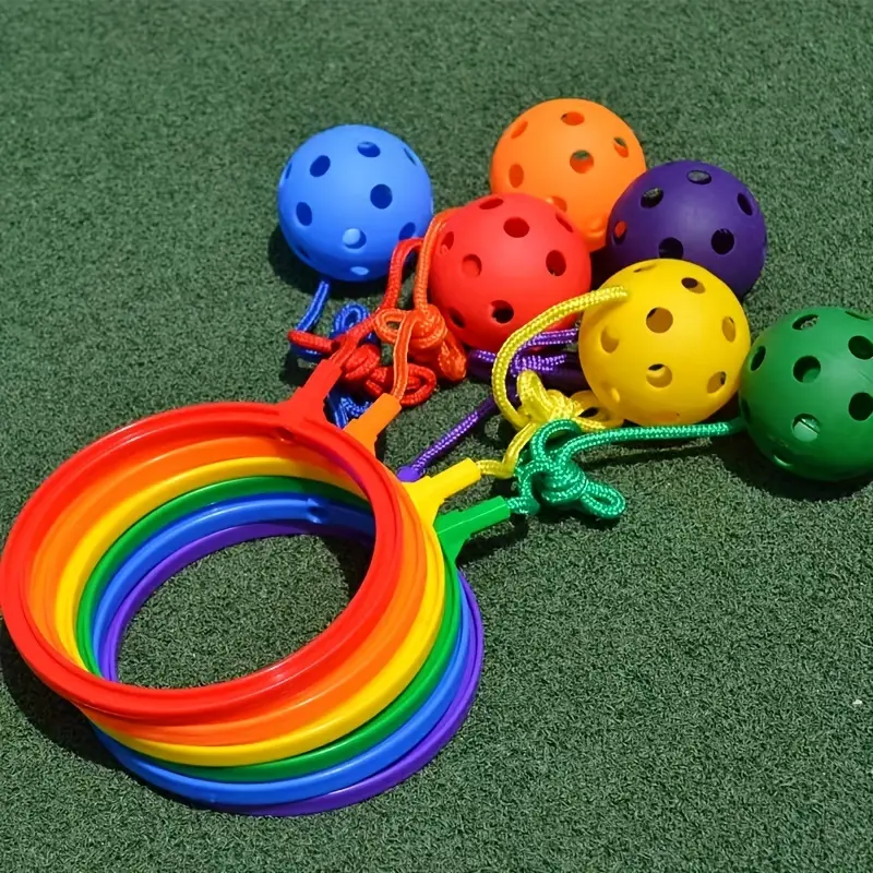 Lemon jump ball swing ball Tie foot with bounce sense system training equipment game props bounce ankle ring bounce fitness ball magic wheel Christmas, Halloween Gift 0