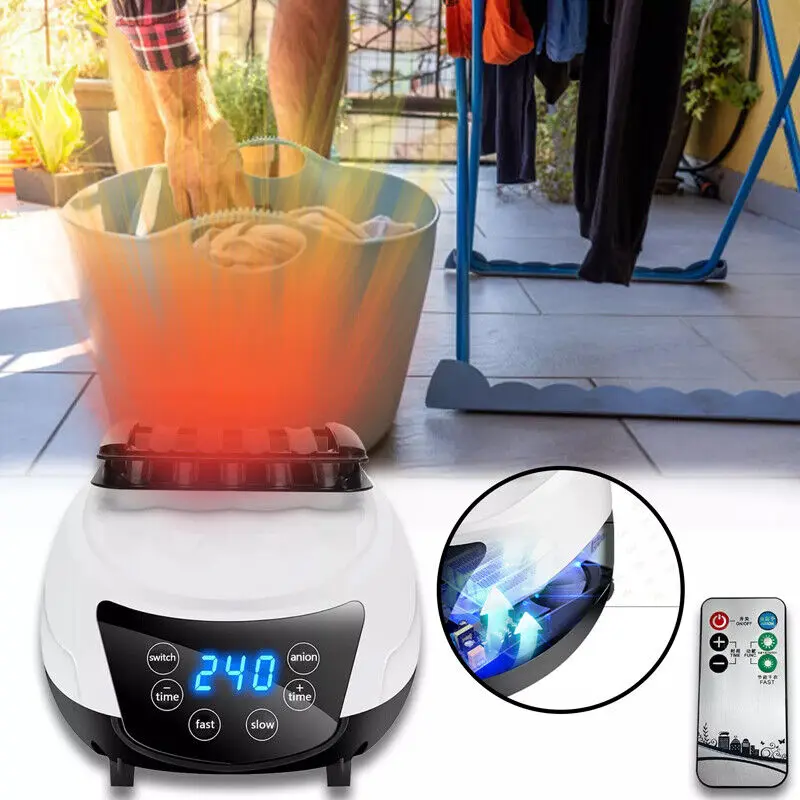 Heated Clothes Horse Dryer Indoor Electric Washing Laundry Airer Only dry 2