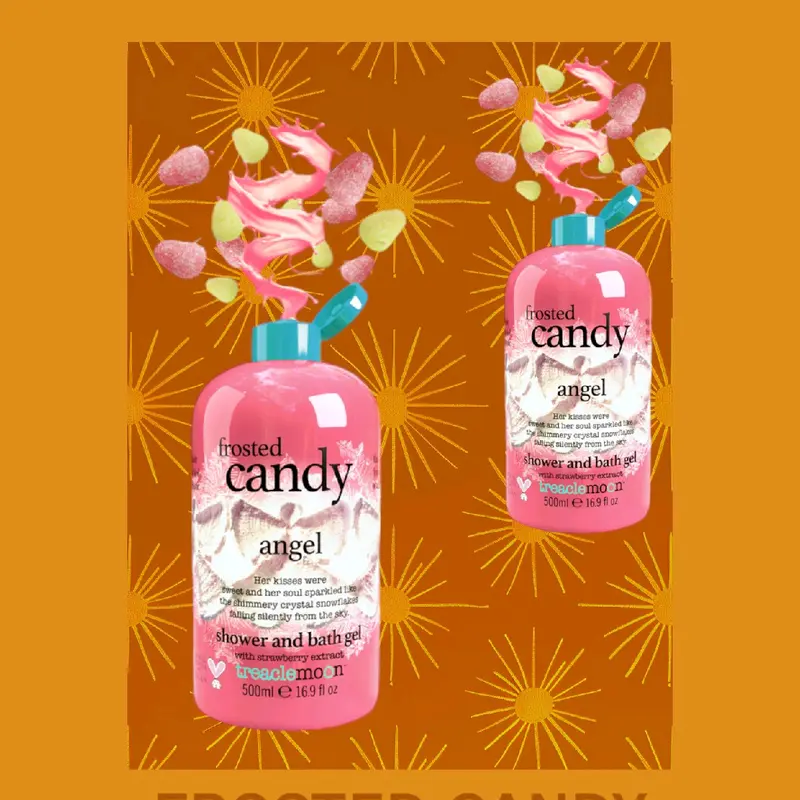 Treaclemoon Frosted Candy Angel 500ml Bath and Body Gel  Limited Edition Body Wash Scented Soap Body Care Daily 3