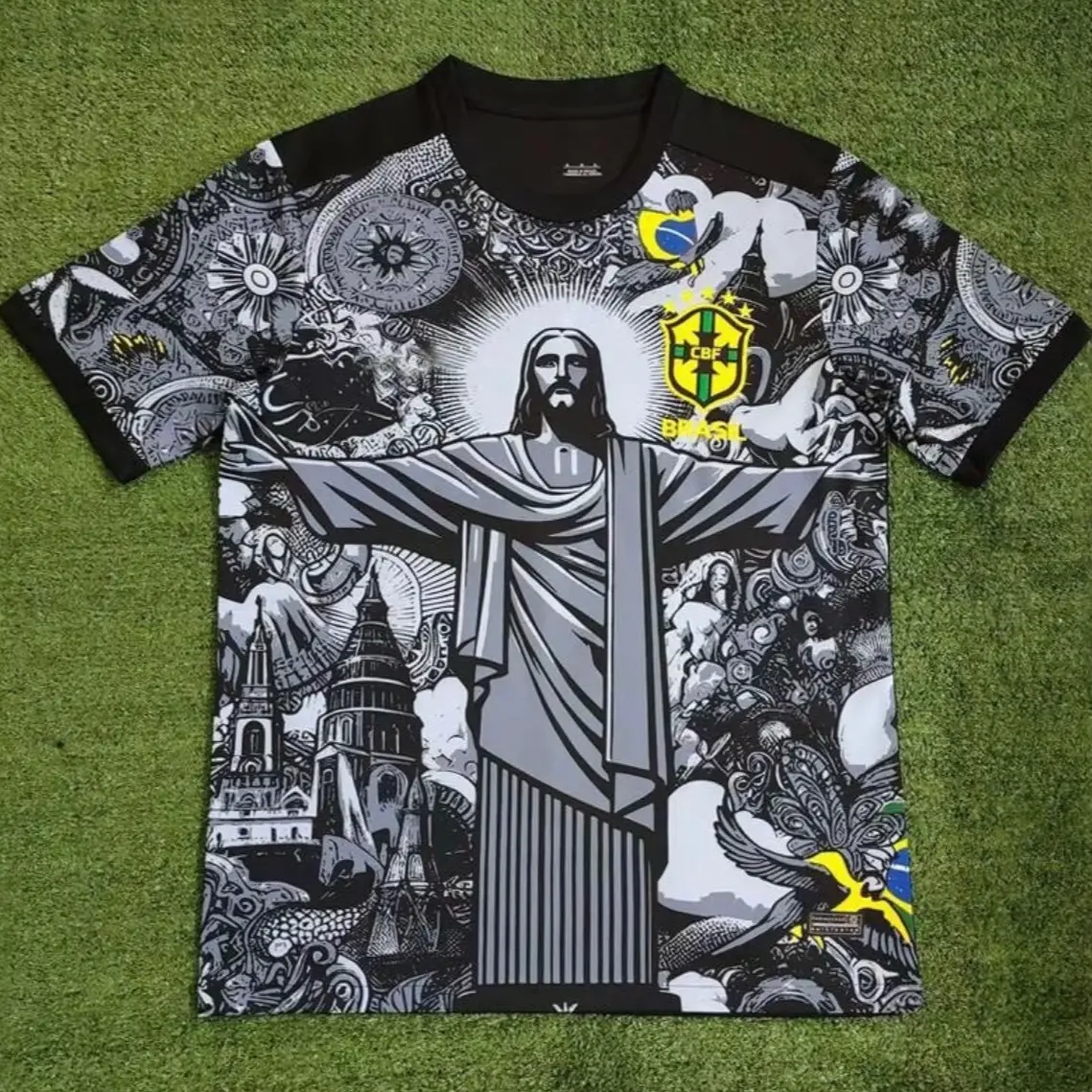 24-25 Brazilian gray Jesus Statue Special Edition Fan version