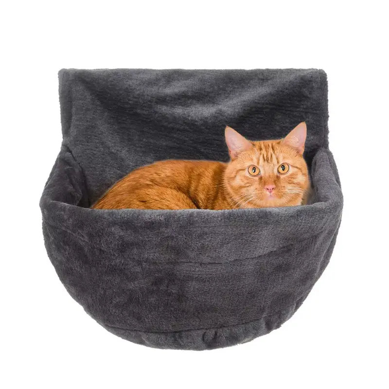 Hanging Cat Kitten Radiator Bed Pet Animal Warm Fleece Basket Cradle Hammock 1