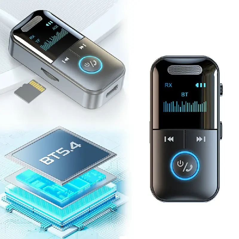 Bluetooth Audio Adapter Wireless Receiver Transmitter MP3 Player 3.5mm Aux for TV Car Headphones HiFi Speaker 0