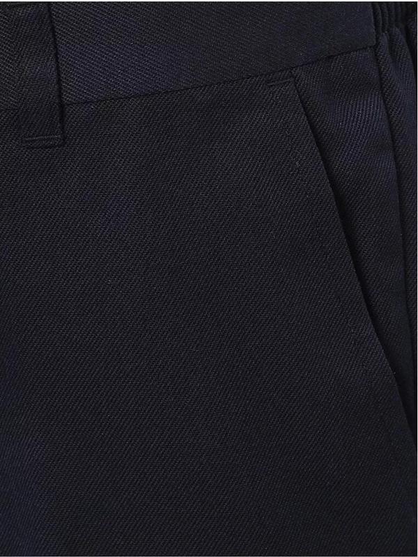 Pack of 2 Boys School Shorts Half Elastic Waist Solid Colours Charcoal, Grey, Navy, Black 8
