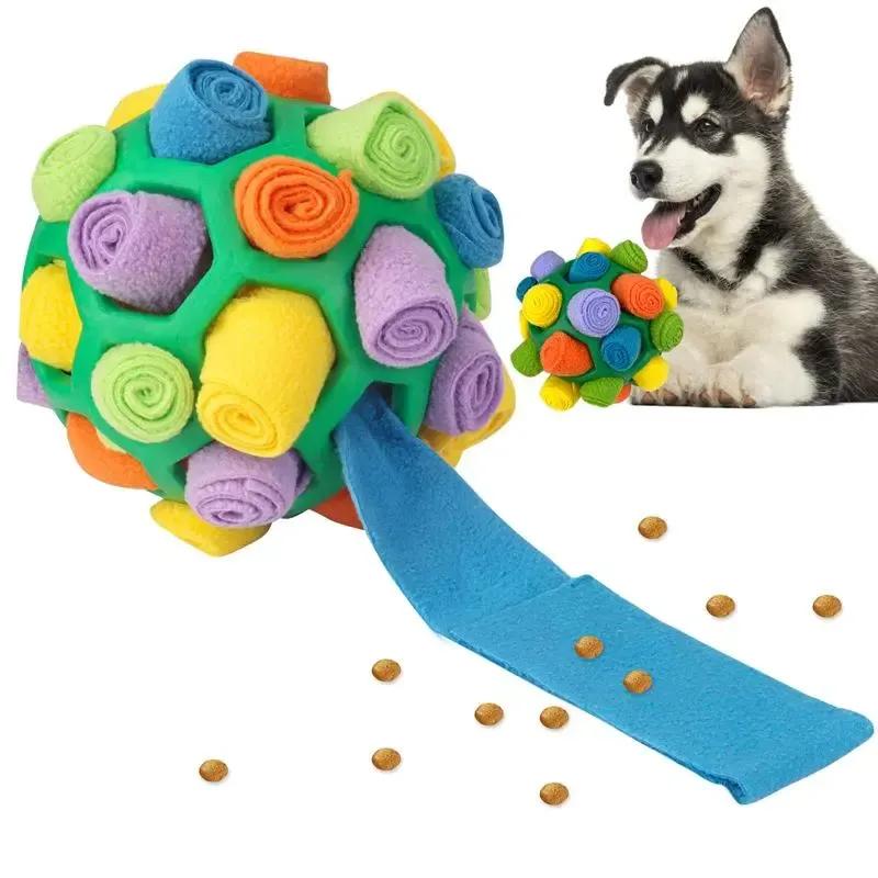 Gift For Pets, Dog Sniffing Ball, 1 Count Pet Snuffle Ball, Puzzle Toy Perfect Gift for Dog, Interactive Dog Treat Balls, Encourage Natural Foraging Skills Slow Food Training 8