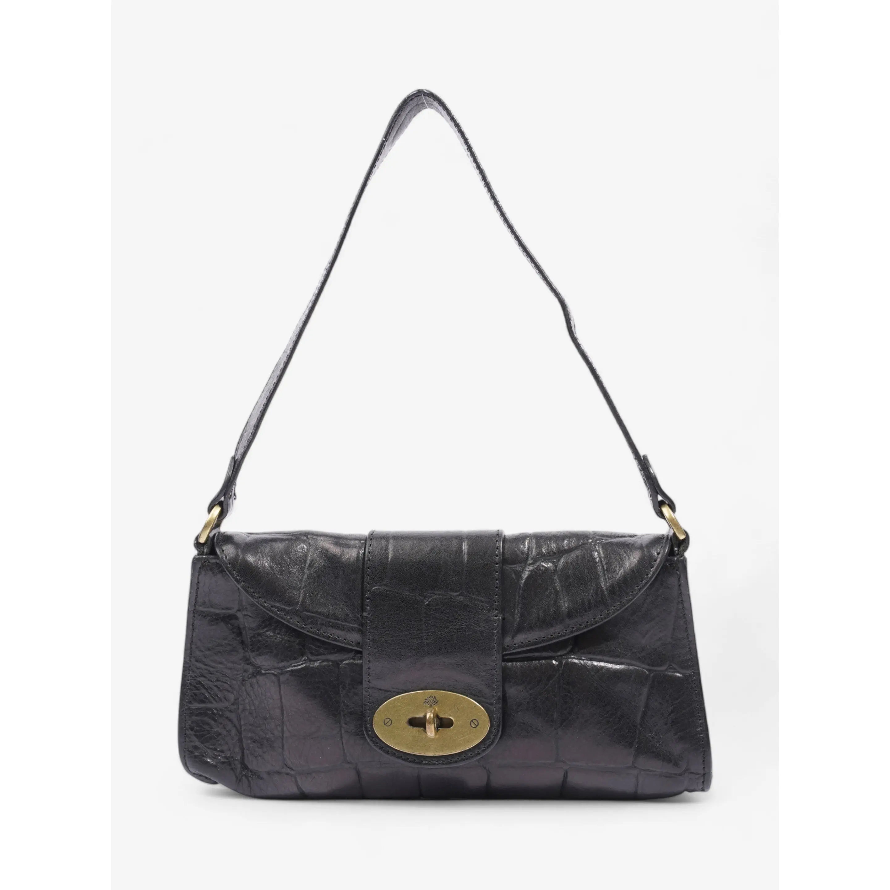 Preowned Mulberry Zinia Black Leather