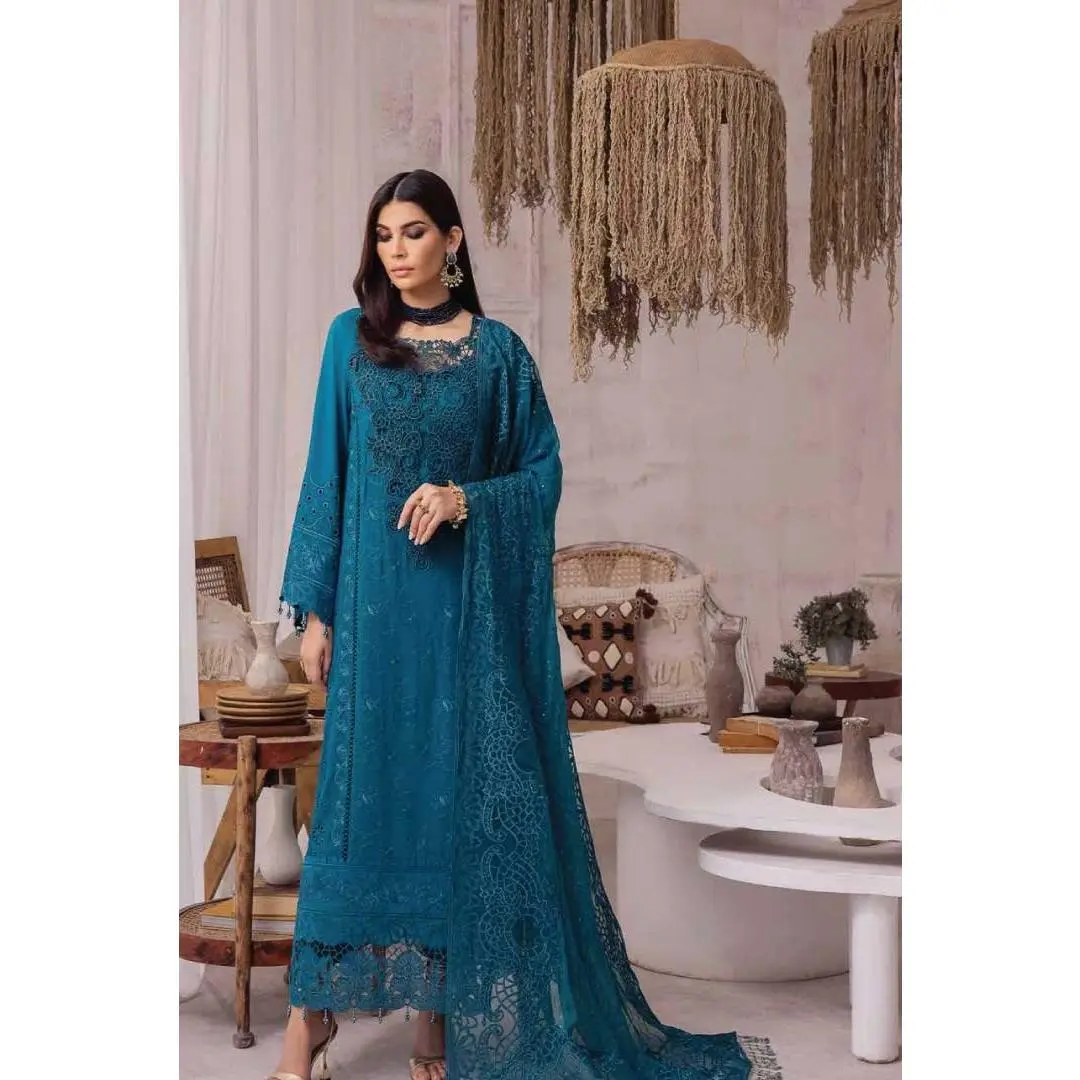 Nureh Karandi 3Piece Stitched Suit – 08