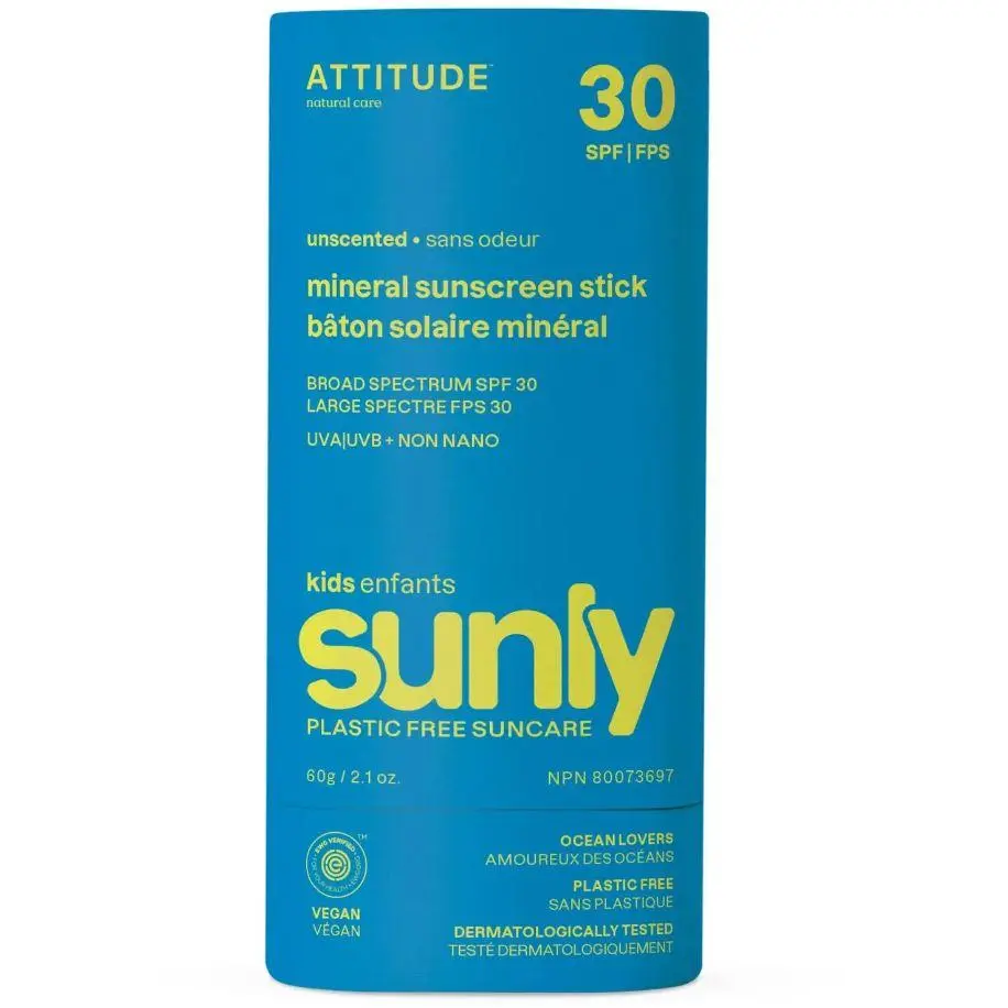 Sunly Sunscreen Stick Kids SPF 30 - Unfragranced Facial Skincare Sensitive Unscented