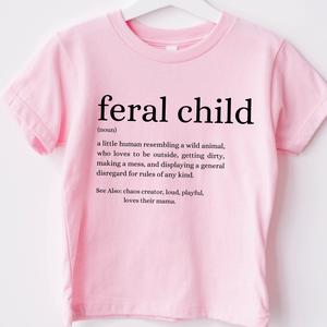 Feral Definition Kids Tee
