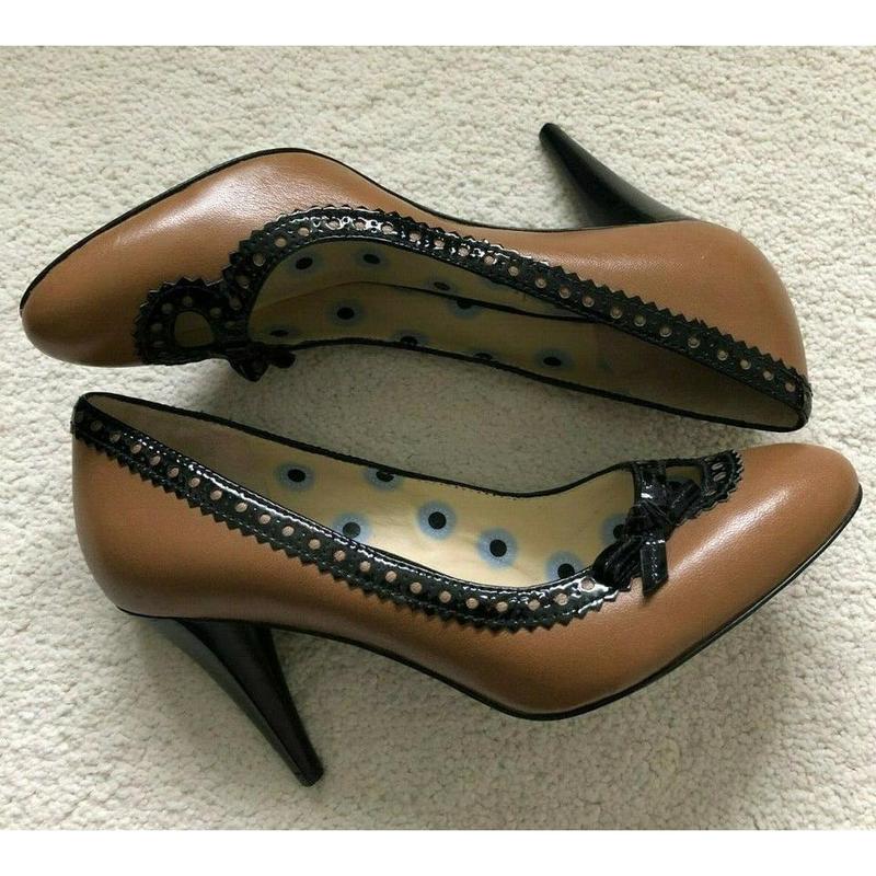Pre Owned Paul Smith Shoes Women  Brown Leather Court Shoes Size  UK 4 EU 37 1