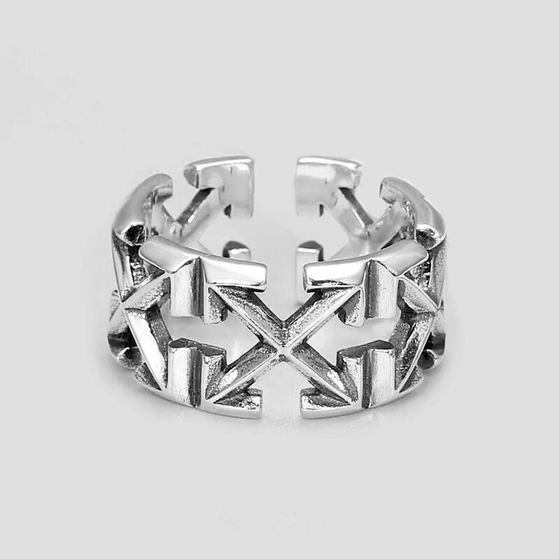 X-Centric Ring - Copper, Adjustable, Stackable - Men's and Women's Fashion Accessory 1