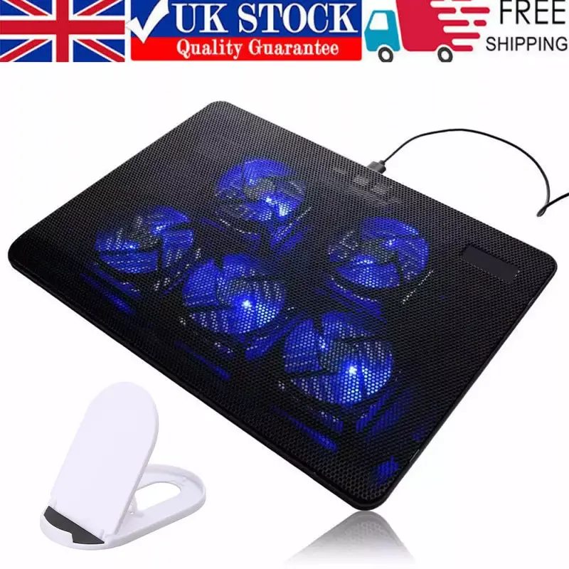 Universal Super Silent Cooling Pad For Laptop, Netbook, Macbook Adjustable Stand 8