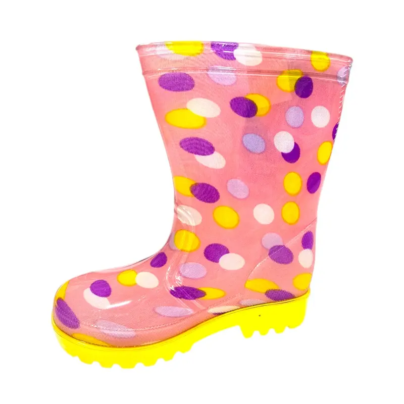 girls pink peppa pig character wellington boot 1