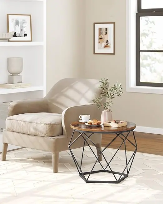 Round Coffee Table Set of 2, Side Table for Sofa End coffee  tables 3