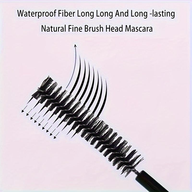 Waterproof Mascara for All Skin Types - Long-Wearing, Lengthening, and Curling - Mixed Color System with Fine Brush Head - Smudge-Proof and Volumizing 7