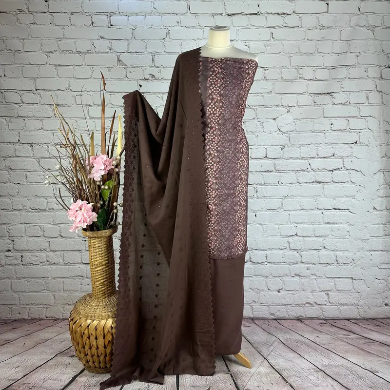 Self Print Floral Garam Suit 1
