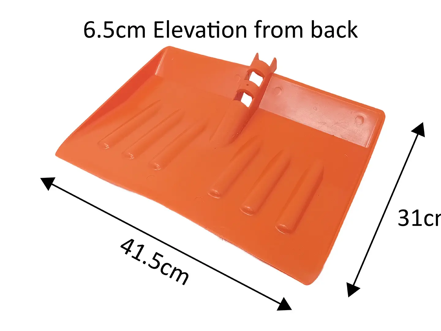 Plastic Snow Shovel for Effortless Snow Removal - Ideal for Homeowners and Professionals (Head Only) digging