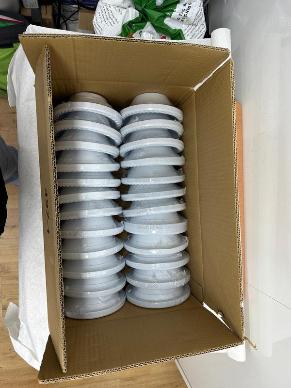6"inch 384 PCS HEAVY DUTY PLASTIC BOWL RESUABLE AND WASHABLE 2