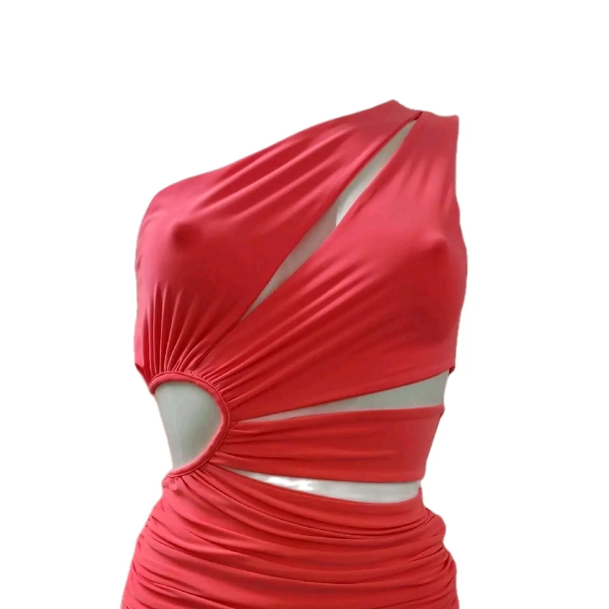 Front Cou Out Lily side Ruched Dress