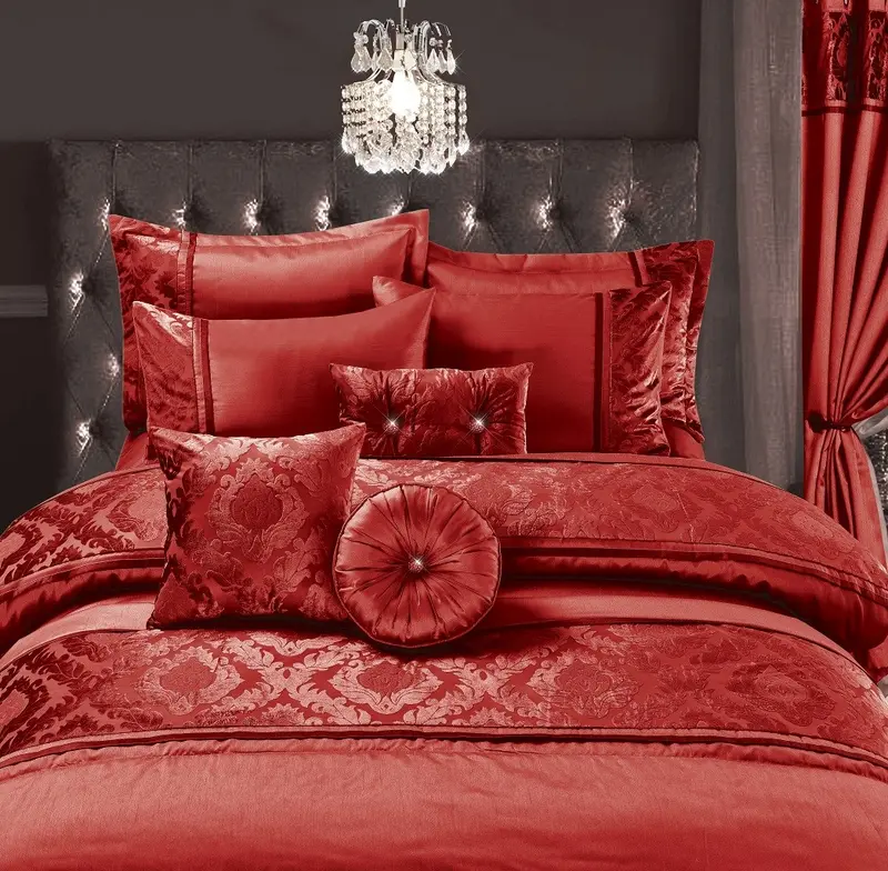 Casablanca Embroidery Design Duvet Quilt Cover With Pillowcase Cover Set Material 100% Polyester 3