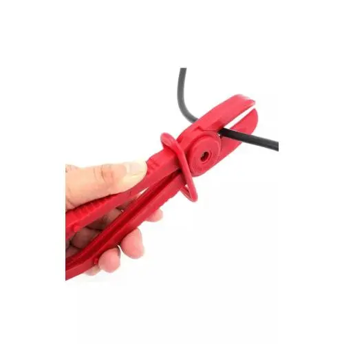3X Hose Pinch Clamp Red Brake Fuel Water Line Plier Set Garage Hand Tool Kit 4