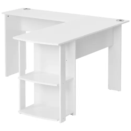 Corner Desk Office Desk for Home L-Shaped Desk Gaming Desk Large Computer Desk PC Laptop Study Gaming Table Workstation for Home Office, Easy to Assemble
