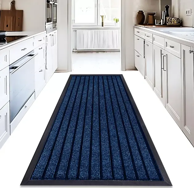 Non Slip  battle  Rubber Backed Door Mat Indoor Outdoor Hallway Runner Rug Washable Rugs 4