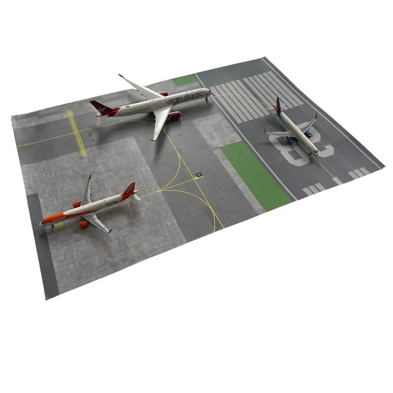AMS 1/400 & 1/500 Scale A3 Paper Airport and Runway Mat 3