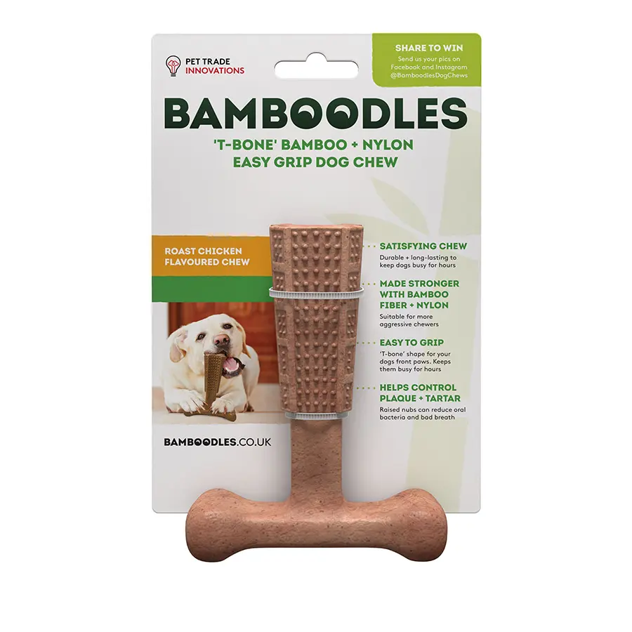 Bamboodles Easy Grip Dog Chew