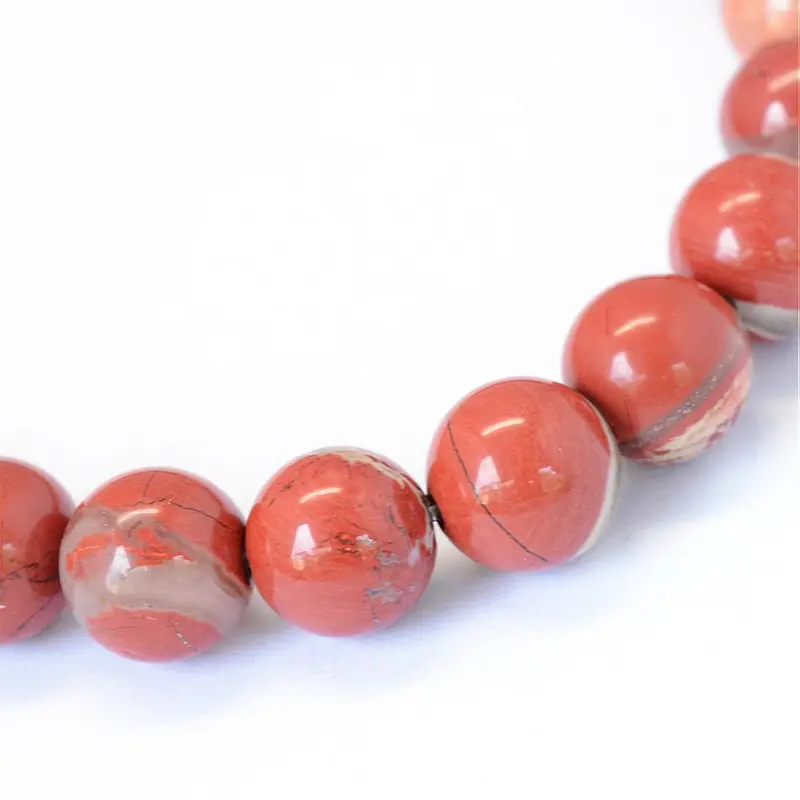 Natural Red Jasper Round Beads - 8mm 4