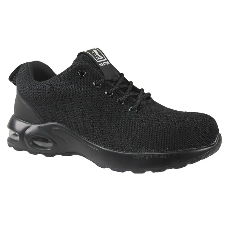 MAXTOE UNISEX LIGHTWEIGHT MEMORY FOAM STEEL TOE CAP SAFETY ABSORBING TRAINERS BREATHABLE BOOTS SHOES 1