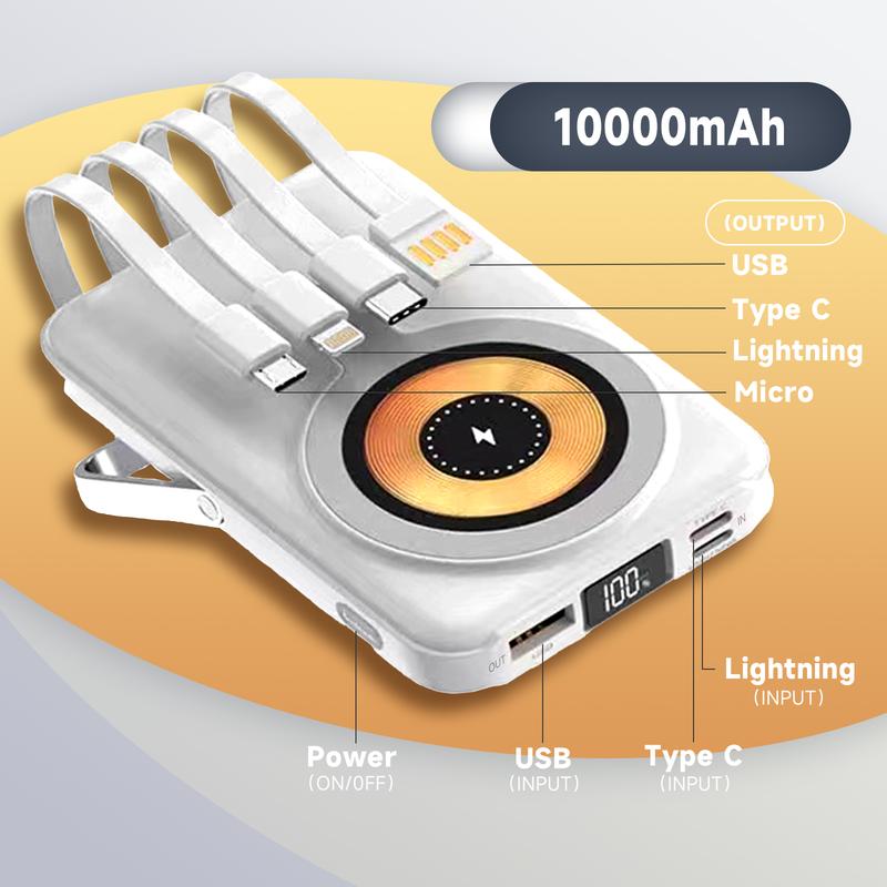 Magnetic Wireless Power Bank 10000mAh Magsafe Powerbank Fast Chargrs Phone External Battery Accessories Charging Mobile Charger Digital Portable 2