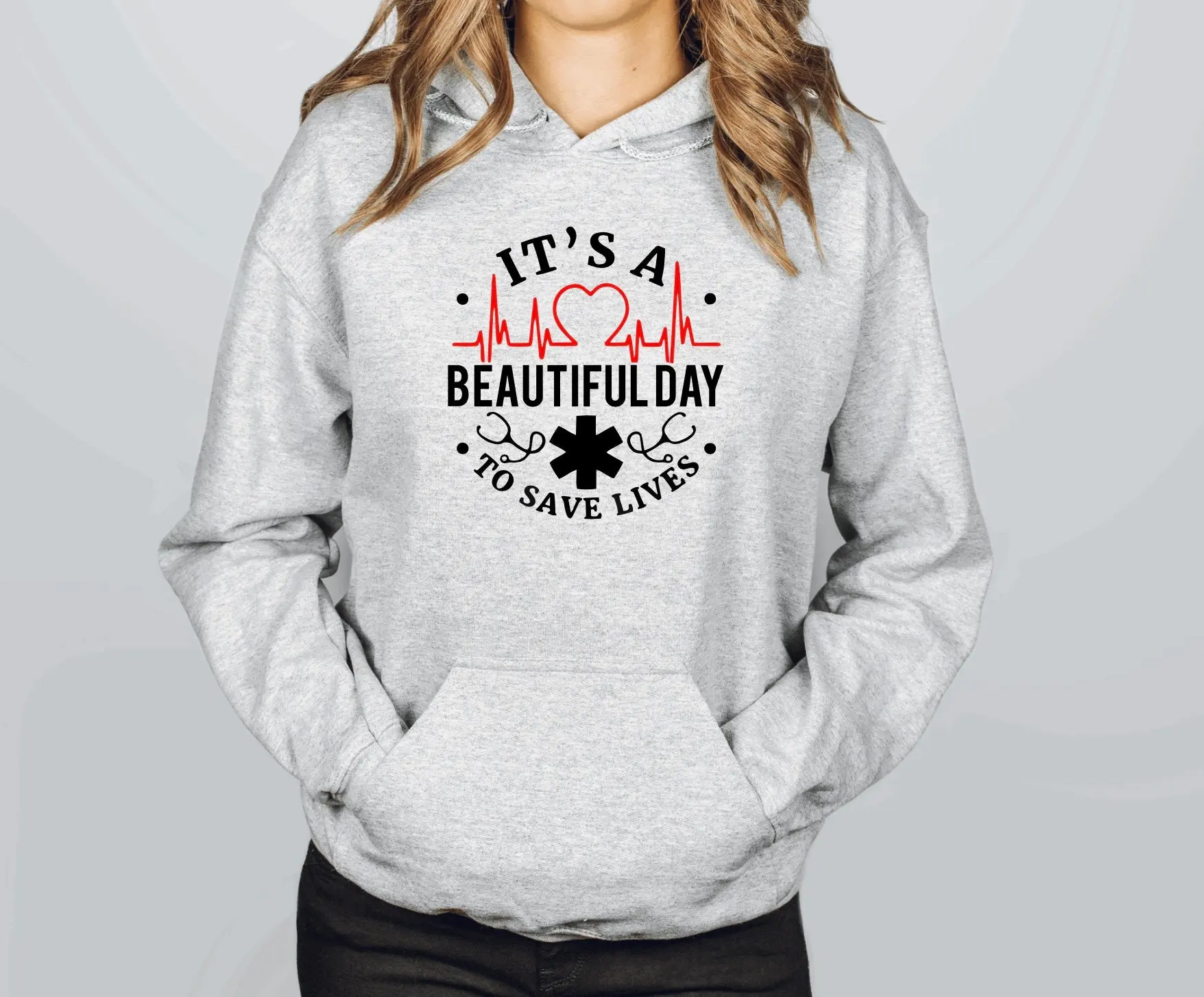 Grays anatomy inspired sweatshirt greys memorial hospital Meredith grey Mcdreamy37 Cotton Hoodie