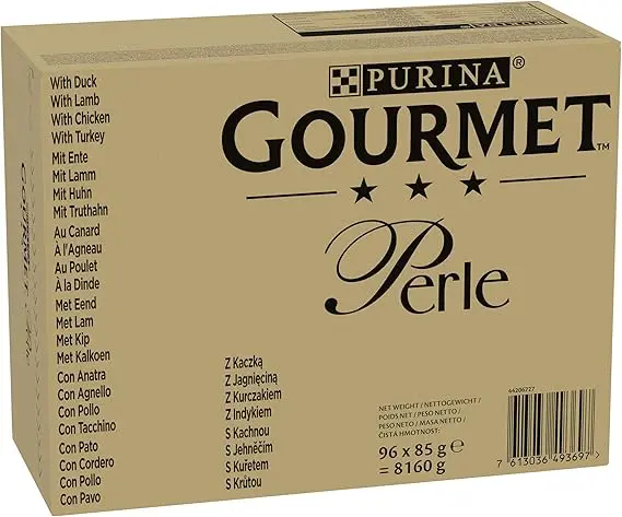 GOURMET Perle Chef's Collection in Gravy Wet Cat Food 96x85g 2