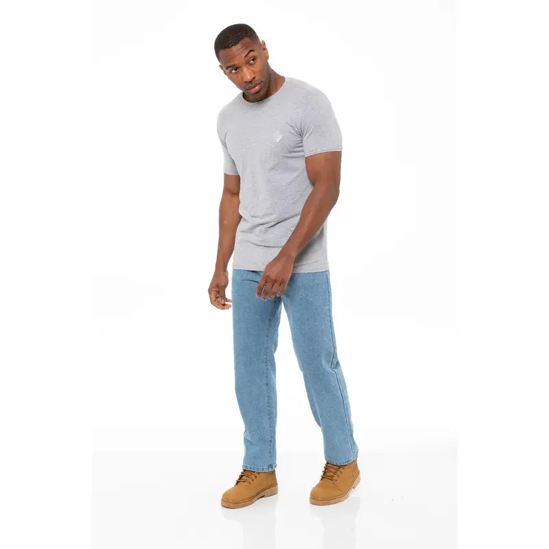 Mens Stone Wash Classic Denim Jeans BCB | Blue Circle Designer Menswear 5