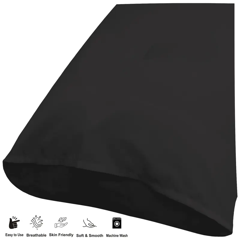 Plain Polycotton Pillow Case Luxury Fine Poly cotton Housewife Pair Pack Pillows Cover Cases quality  pillow 3