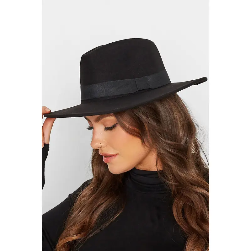 Black Fedora Hat 1