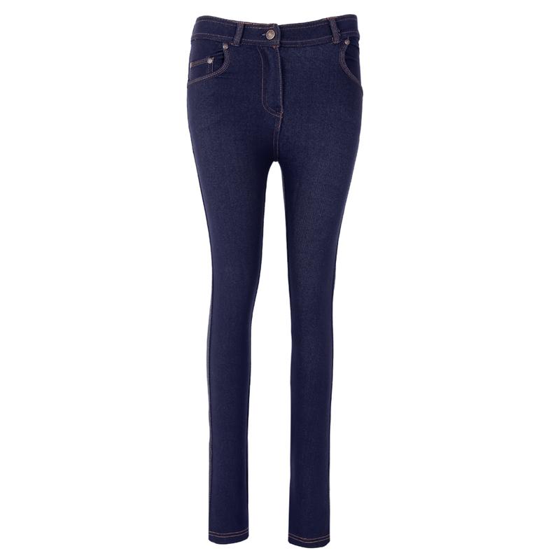 Women's Plain Jeggings Stretchy Skinny Zip Up High Waist Trousers Jeans Pants, Soft Stretchy Comfortable Material- Womenswear Leggings Size 8 to 20 6