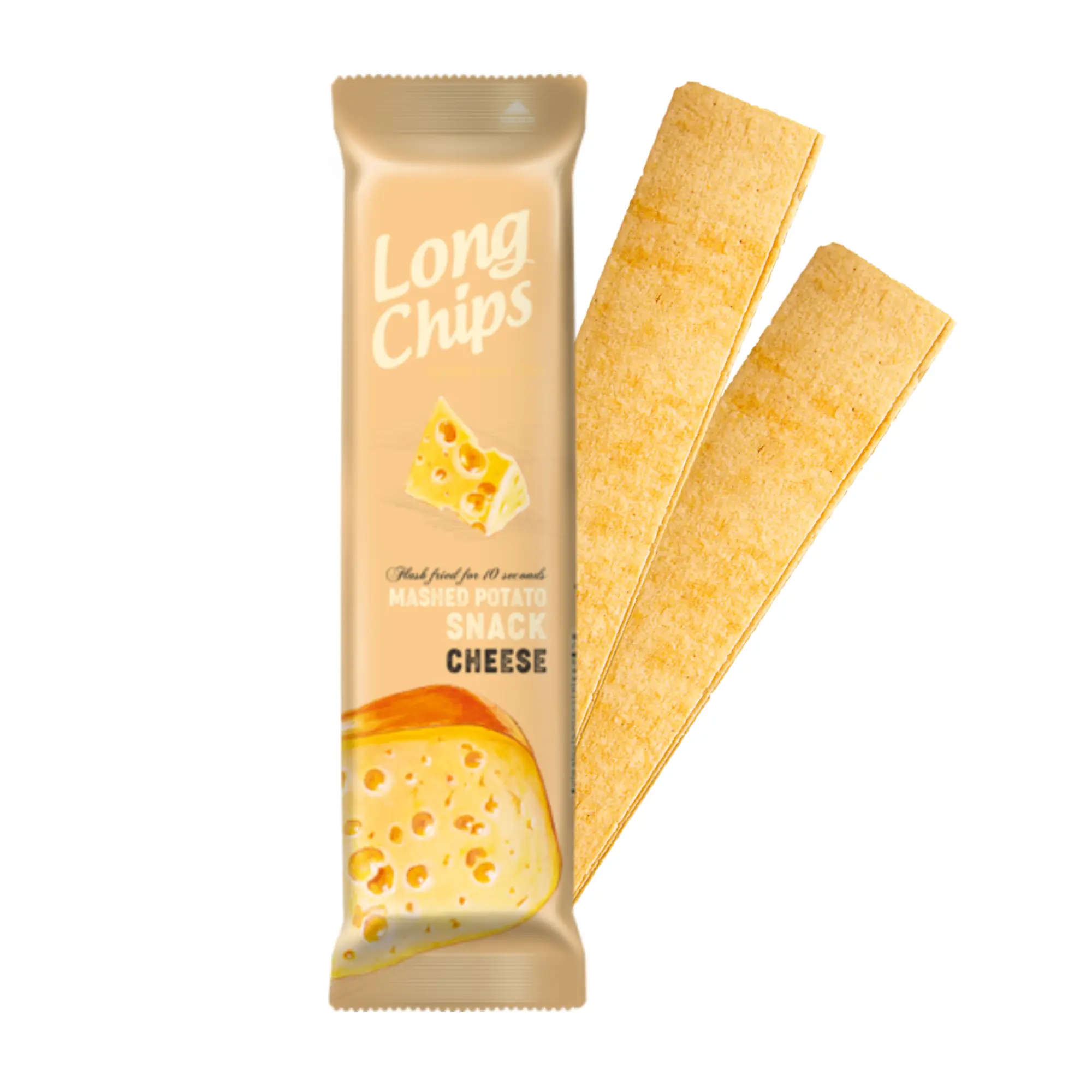 Long Chips Cheese 75g - Delicious Snack for Anytime Vegetable Crispy Salt Potato