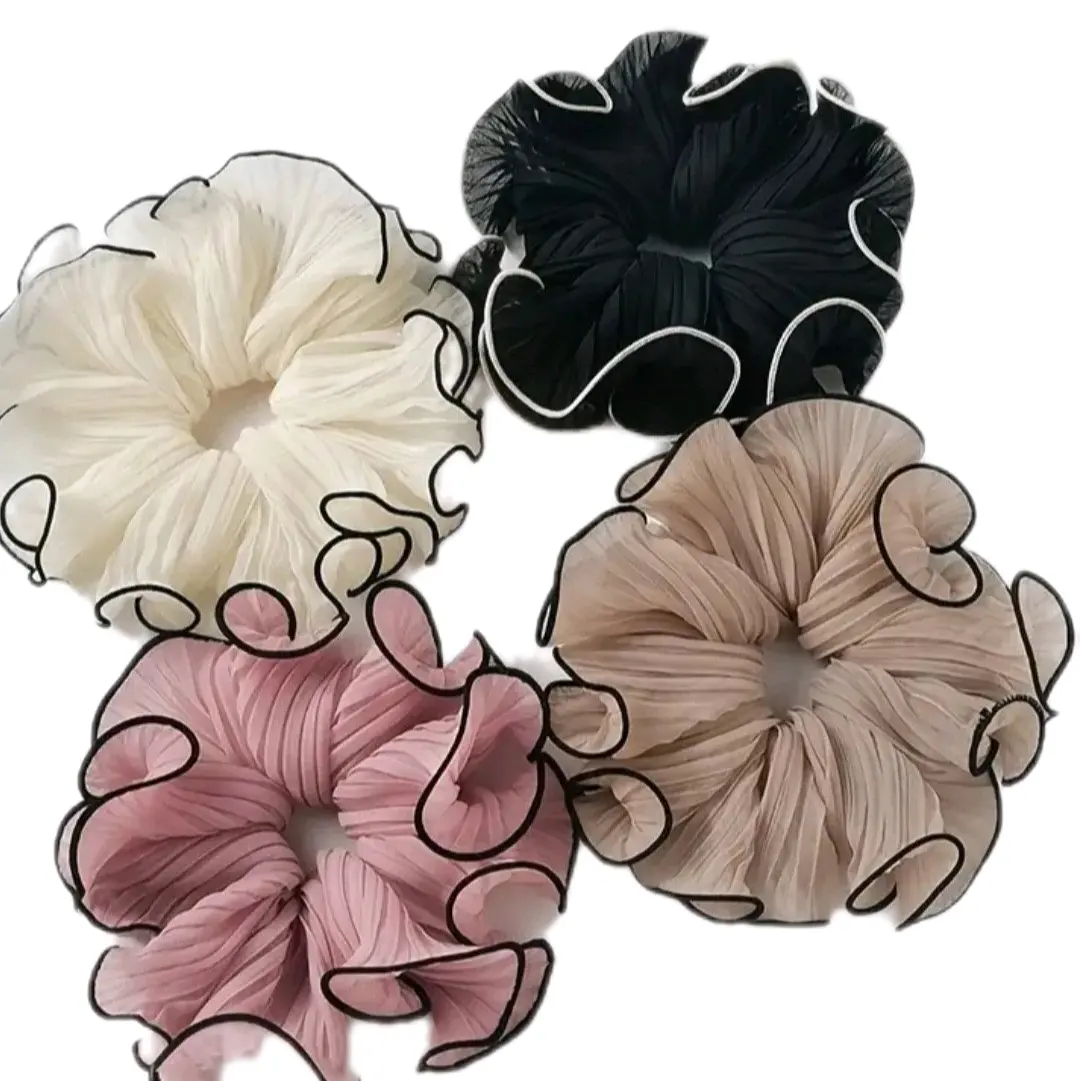 Elegant Hair Ties Puff Chiffon Scrunchies