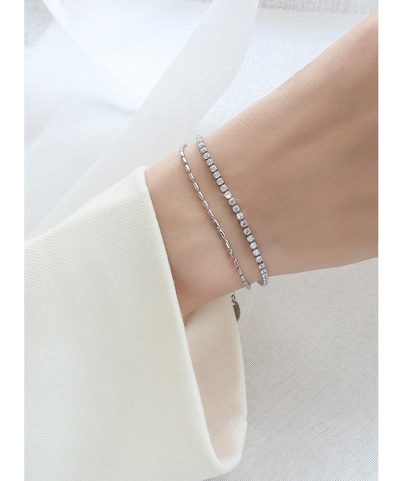 Product Introduction of Tiffany Double Layer Bracelet in Silver 2
