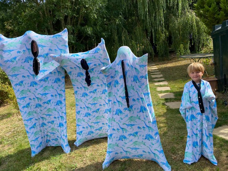 Sensory Hugs. Sensory Dinosaur Design Body Sock / Sack in 4 sizes 1